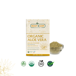 Organic Aloe Vera Leaves Powder 227 Gm