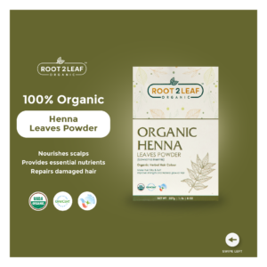 Organic Henna Leaves Powder 227 Gm