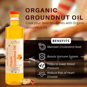Organic Cold Pressed Groundnut Oil  1LTR