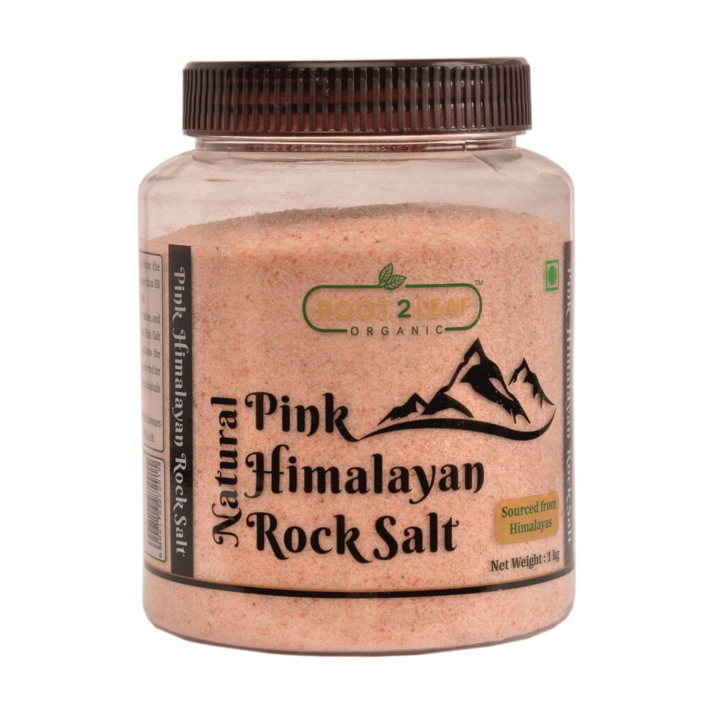 Pink Himalayan Rock Salt Sendha Namak 1kg Root2leaf Organic